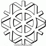 圓形雪花
