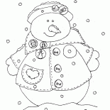 雪人大衣