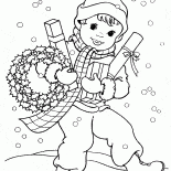 接收到的男孩的禮物