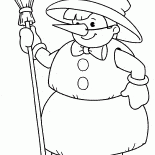 雪人服裝為孩子