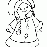 聖誕服裝雪之少女