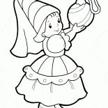 年輕仙女的服裝