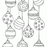 很多的聖誕玩具